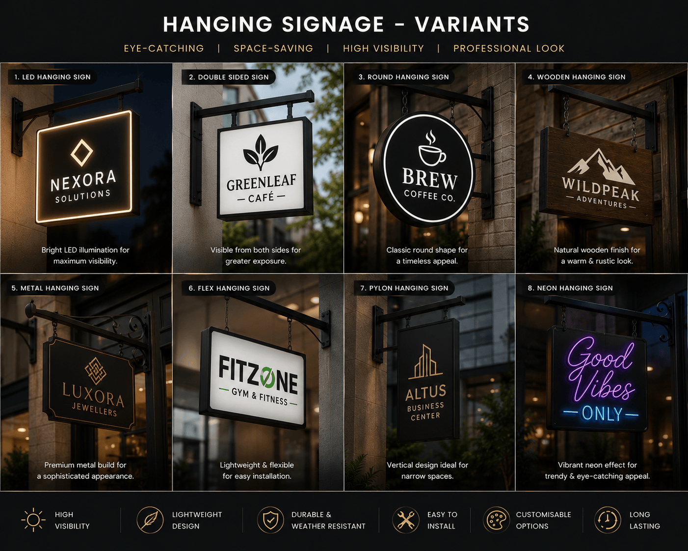 Hanging Signage